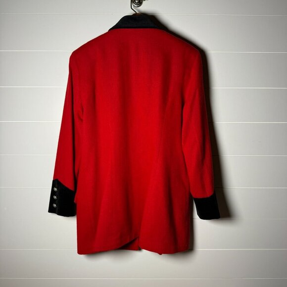 Equestrian Show Coat- Vintage Women's Sz Large- Red Stunning Panhandle Slim - Picture 3 of 11